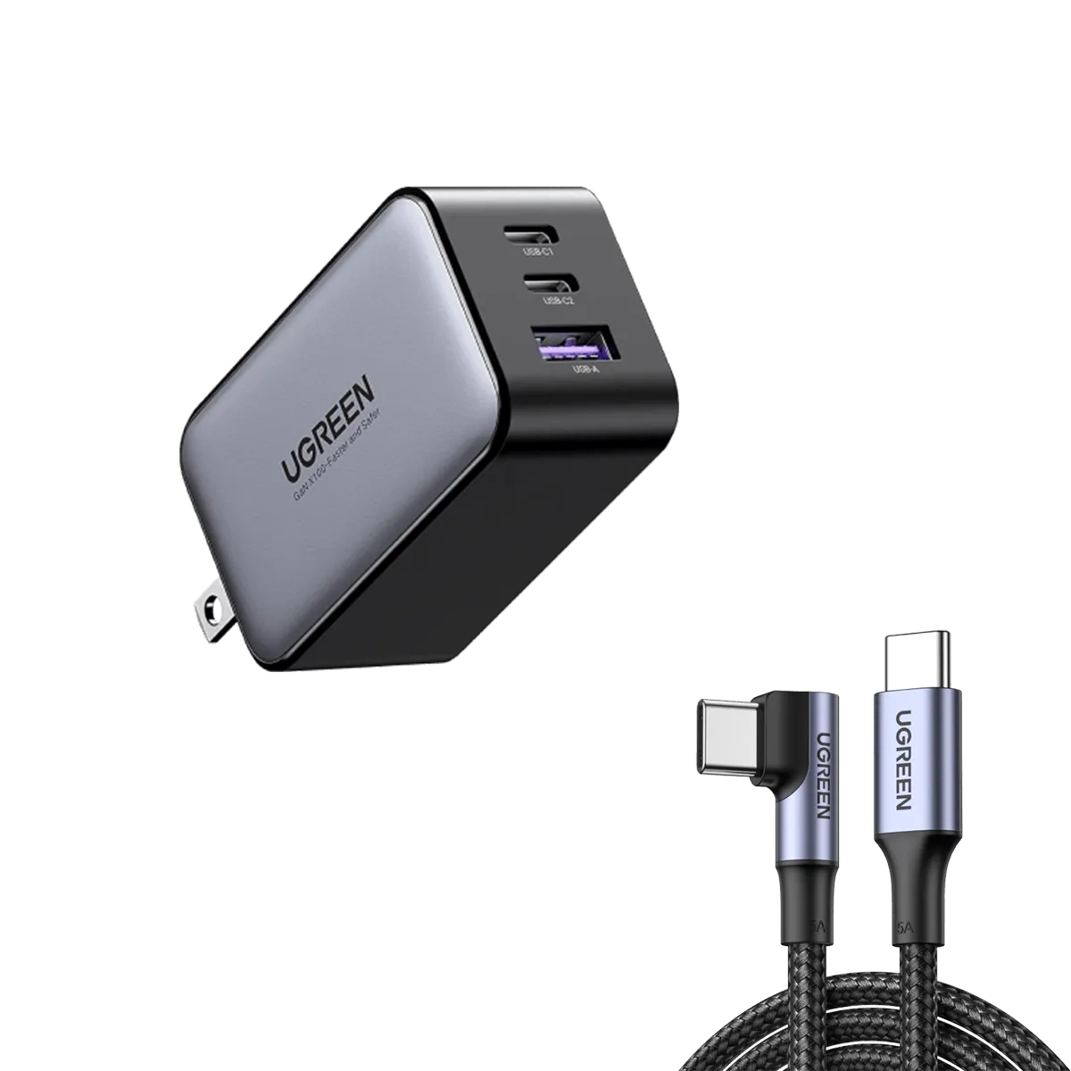 Insta-Worthy UGREEN Nexode 65W USB C GaN iphone Charger-3 Ports Wall Charger  Almost Gone!