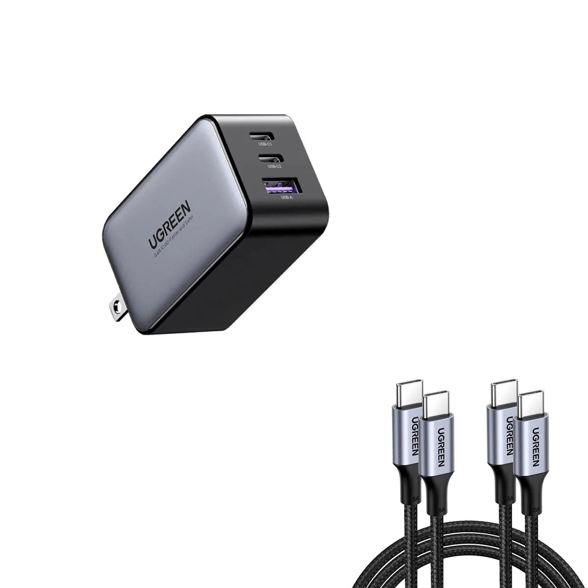 Insta-Worthy UGREEN Nexode 65W USB C GaN iphone Charger-3 Ports Wall Charger  Almost Gone!