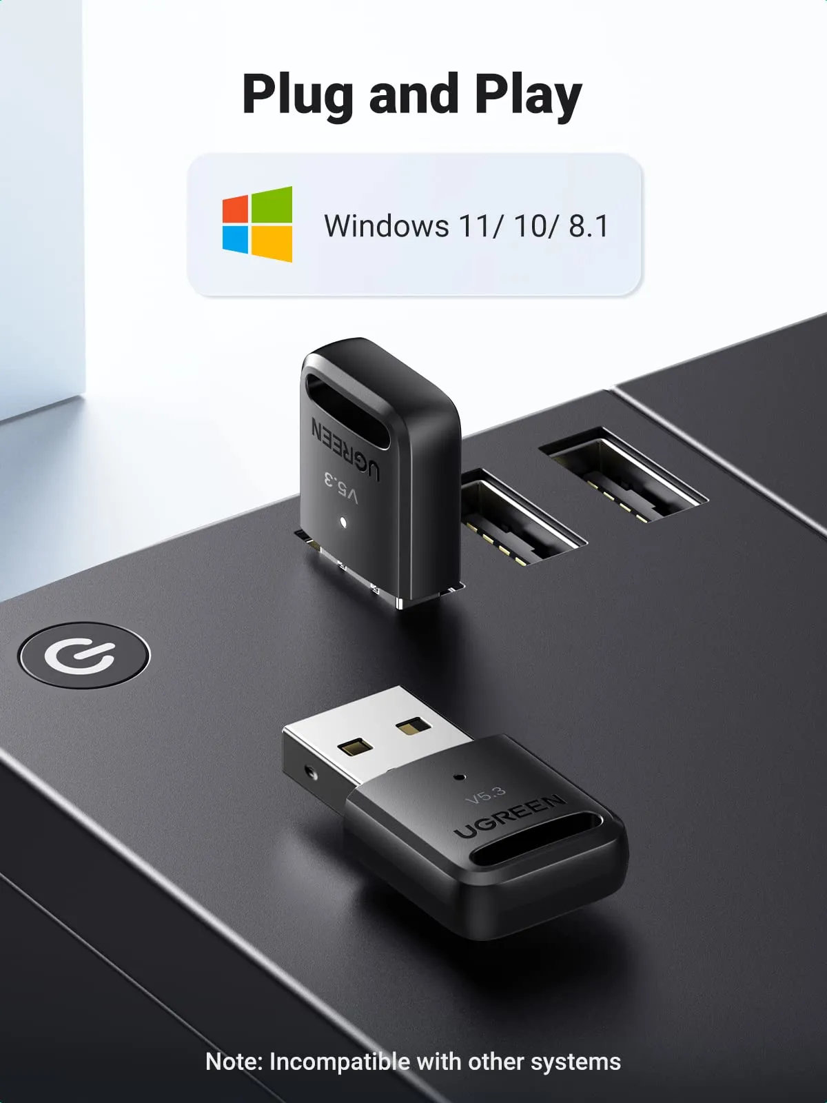 Insta-Worthy UGREEN USB Bluetooth 5.3 Adapter for PC  Dont Miss Out!