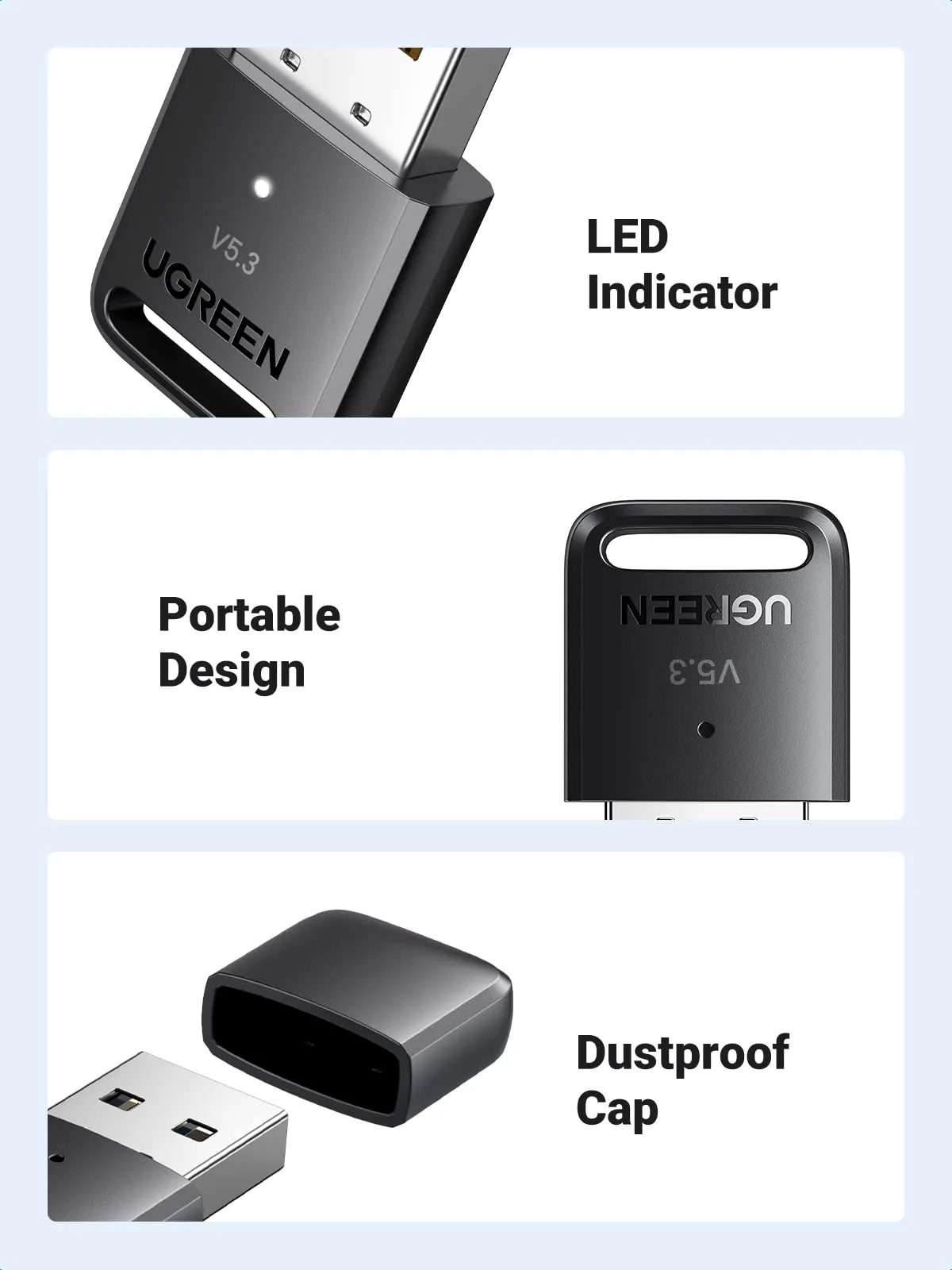 Insta-Worthy UGREEN USB Bluetooth 5.3 Adapter for PC  Dont Miss Out!