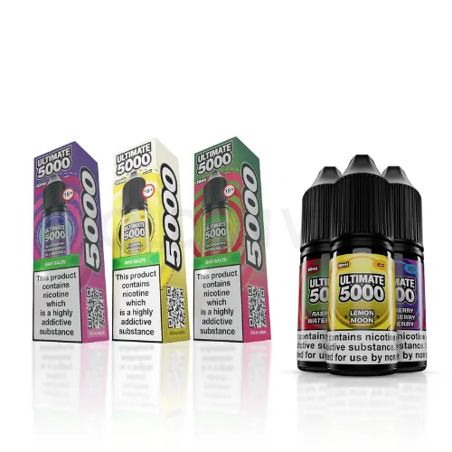 Insta-Worthy Ultimate Bar 5000 Nic Salts - Box of 10 Juices  Today Only!