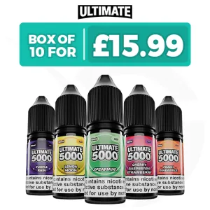 Insta-Worthy Ultimate Bar 5000 Nic Salts - Box of 10 Juices  Today Only!