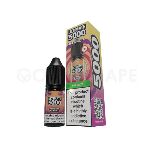 Insta-Worthy Ultimate Bar 5000 Nic Salts - Box of 10 Juices  Today Only!