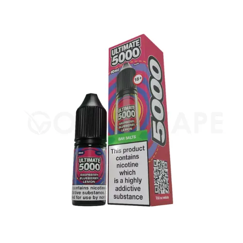 Insta-Worthy Ultimate Bar 5000 Nic Salts - Box of 10 Juices  Today Only!