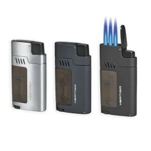 Insta-Worthy Vertigo Gauntlet Triple Torch Lighter w/ Cigar Punch  Last Few Pieces!