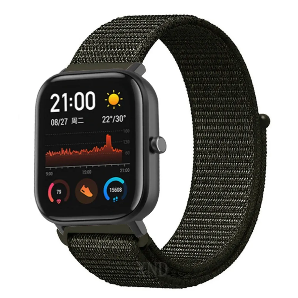 Insta-Worthy Xiaomi Amazfit GTS Nylon Strap (Dark Green)  Today Only!