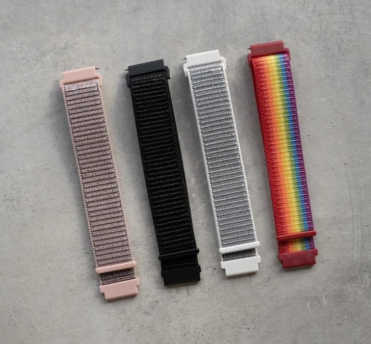 Insta-Worthy Xiaomi Amazfit GTS Nylon Strap (Rainbow)  Stylish & Comfortable