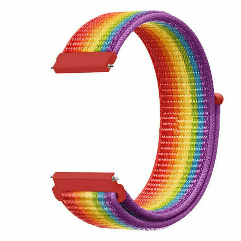 Insta-Worthy Xiaomi Amazfit GTS Nylon Strap (Rainbow)  Stylish & Comfortable