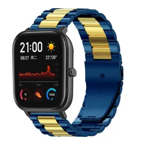 Insta-Worthy Xiaomi Amazfit GTS Steel Strap (Blue/Gold)  Almost Gone!
