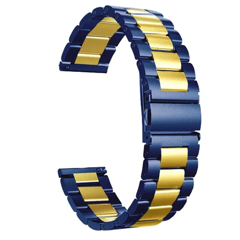 Insta-Worthy Xiaomi Amazfit GTS Steel Strap (Blue/Gold)  Almost Gone!