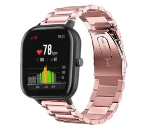 Insta-Worthy Xiaomi Amazfit GTS Steel Strap (Pink)  Last Chance!