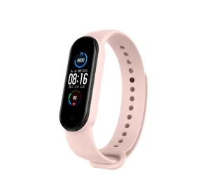 Insta-Worthy Xiaomi Mi Band 5 Silicone Strap (Light Pink)  Today Only!