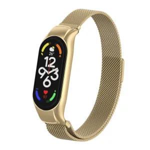 Insta-Worthy Xiaomi Mi Band 7 Milanese Strap (Retro Gold)  Almost Gone!