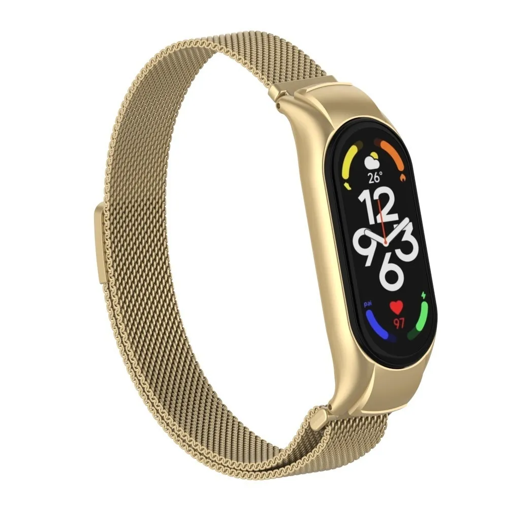 Insta-Worthy Xiaomi Mi Band 7 Milanese Strap (Retro Gold)  Almost Gone!
