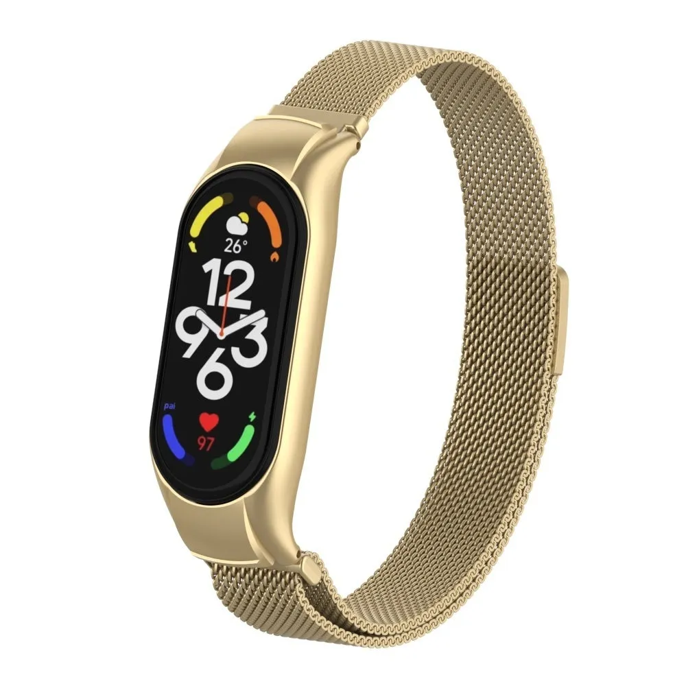 Insta-Worthy Xiaomi Mi Band 7 Milanese Strap (Retro Gold)  Almost Gone!