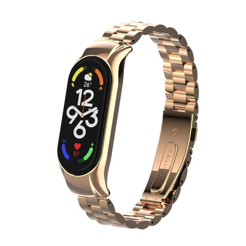 Insta-Worthy Xiaomi Mi Band 7 Steel Strap (Rose Gold)  Almost Gone!