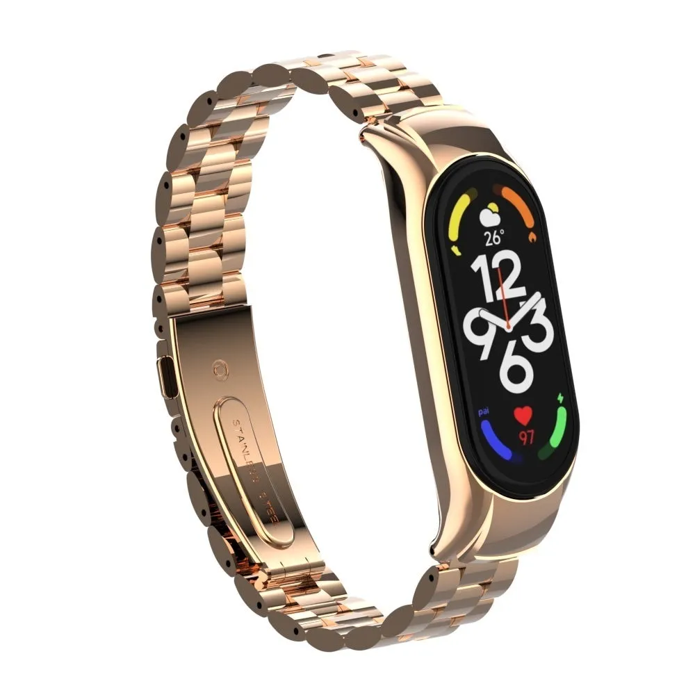Insta-Worthy Xiaomi Mi Band 7 Steel Strap (Rose Gold)  Almost Gone!