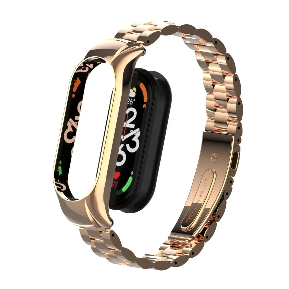 Insta-Worthy Xiaomi Mi Band 7 Steel Strap (Rose Gold)  Almost Gone!