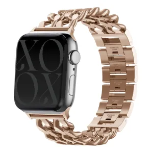 Insta-Worthy xoxo Wildhearts Apple Watch Steel Strap - Chain strap (Rose Gold) - 38/40/41/42mm  Today Only!