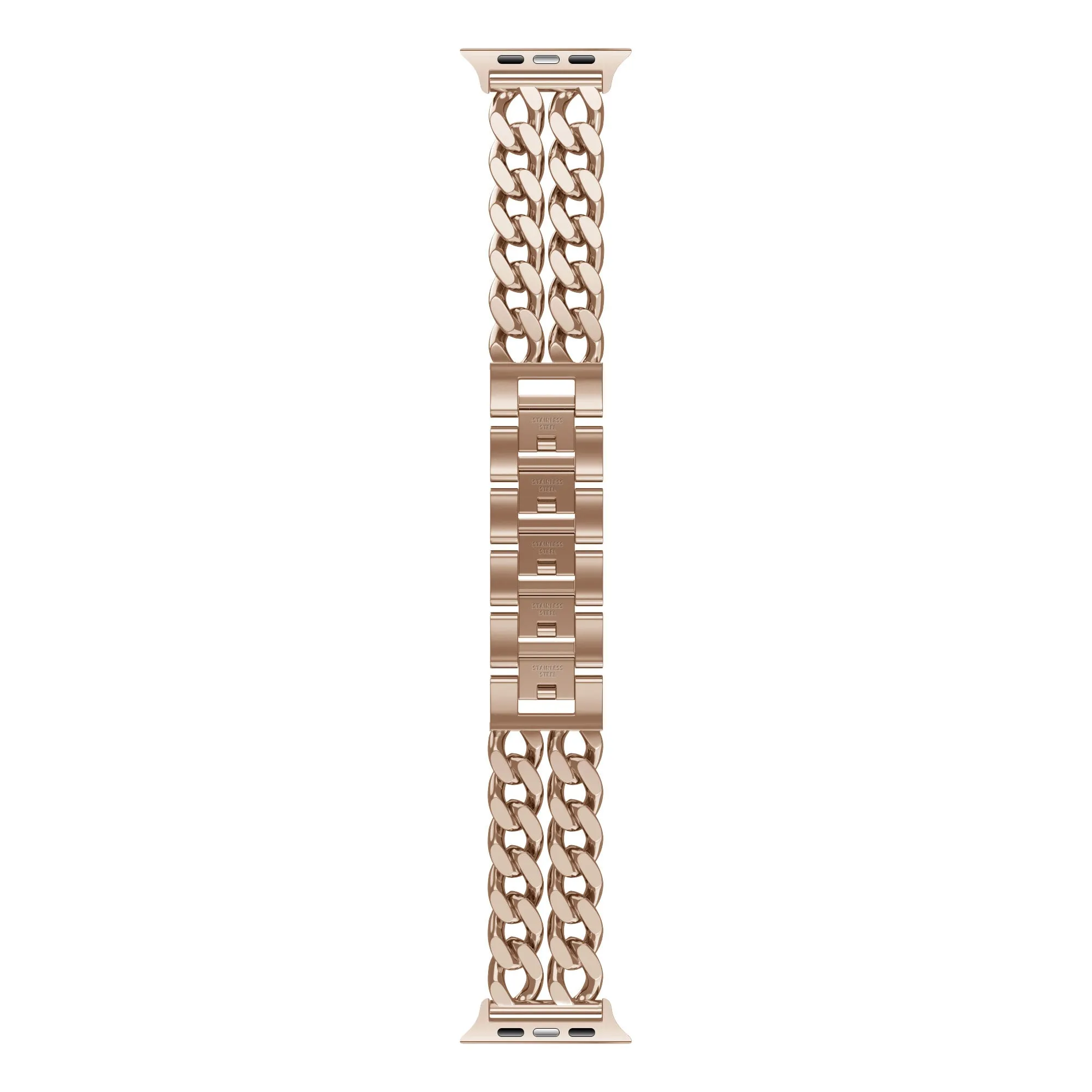 Insta-Worthy xoxo Wildhearts Apple Watch Steel Strap - Chain strap (Rose Gold) - 38/40/41/42mm  Today Only!