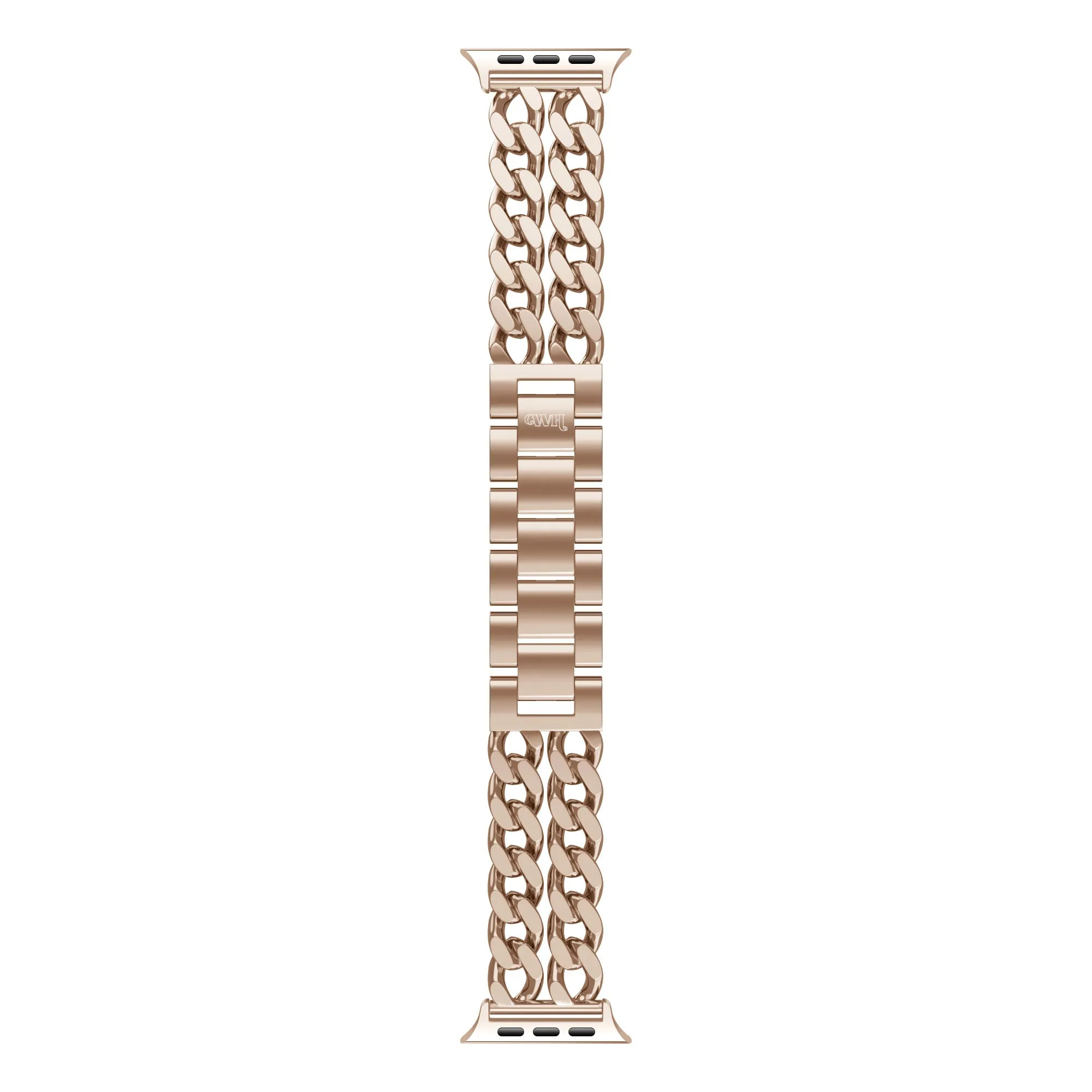Insta-Worthy xoxo Wildhearts Apple Watch Steel Strap - Chain strap (Rose Gold) - 38/40/41/42mm  Today Only!