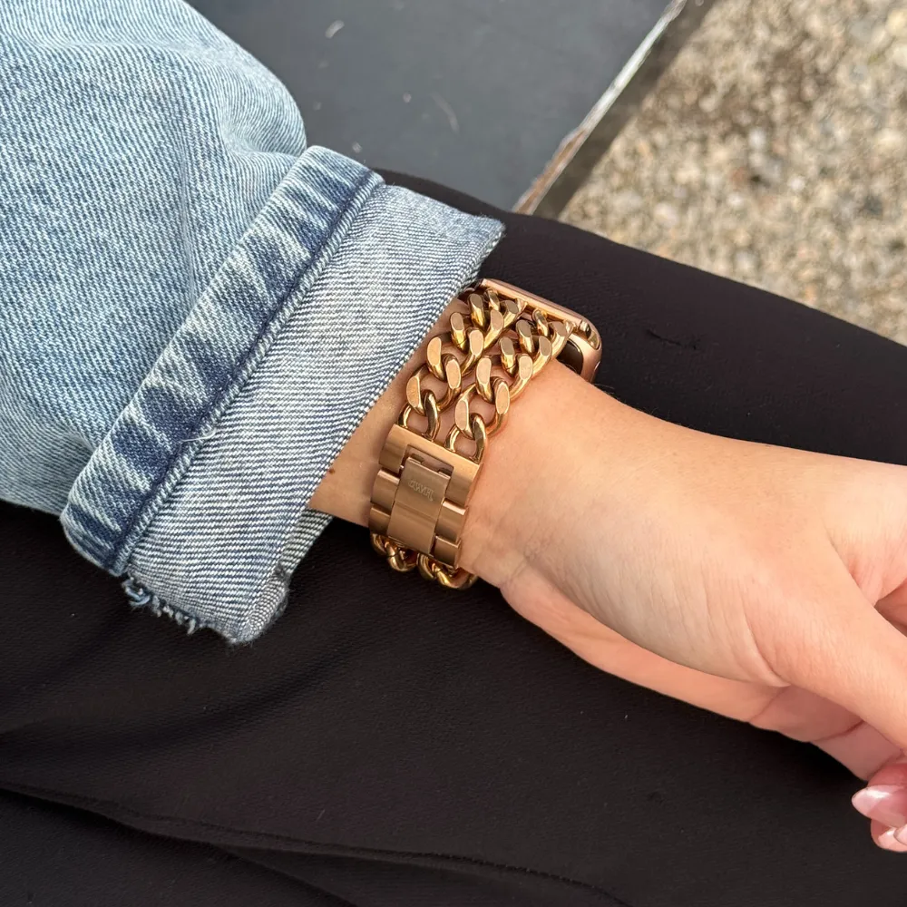 Insta-Worthy xoxo Wildhearts Apple Watch Steel Strap - Chain strap (Rose Gold) - 38/40/41/42mm  Today Only!