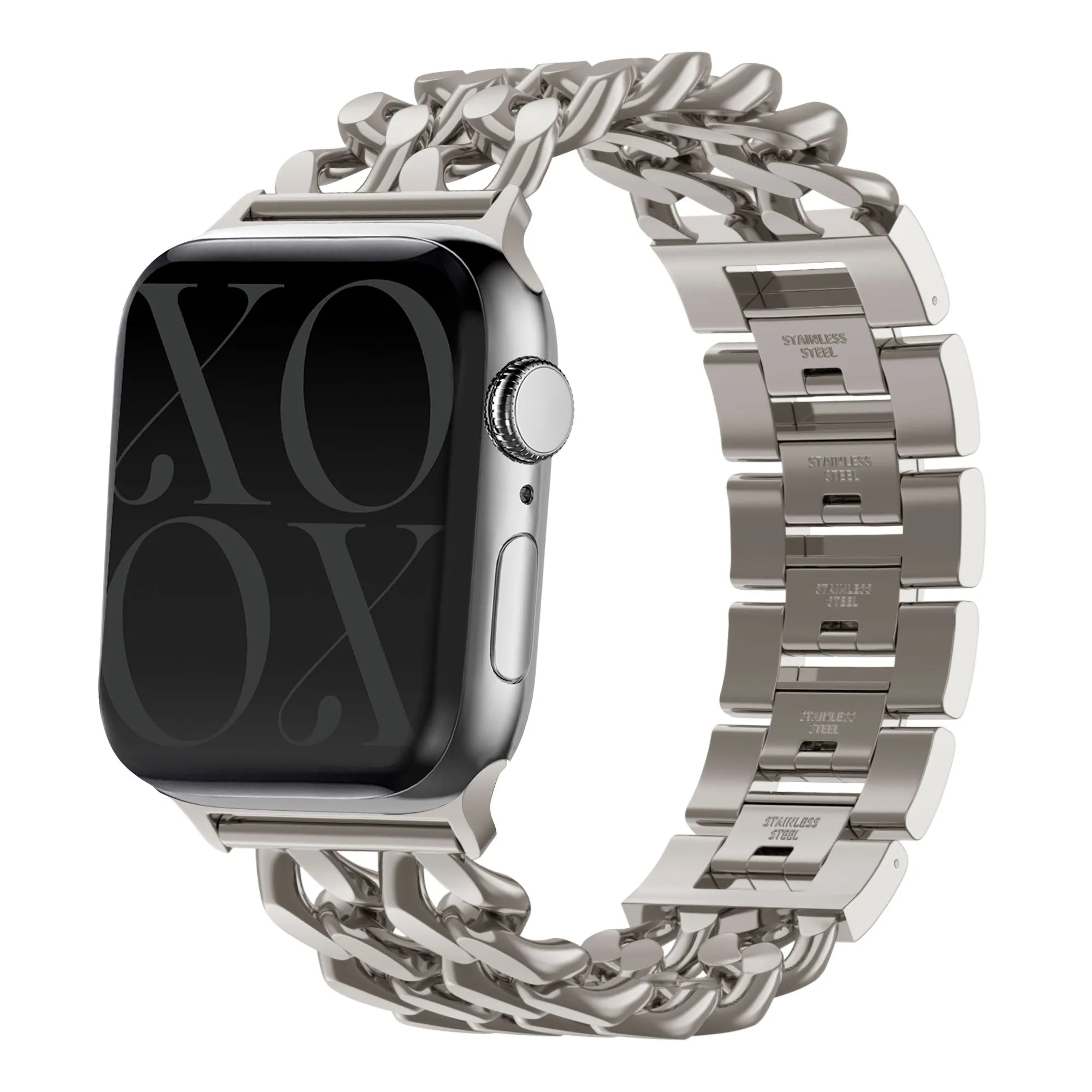 Insta-Worthy xoxo Wildhearts Apple Watch Steel Strap - Chain strap (Starlight) - 38/40/41/42mm  Limited Release!