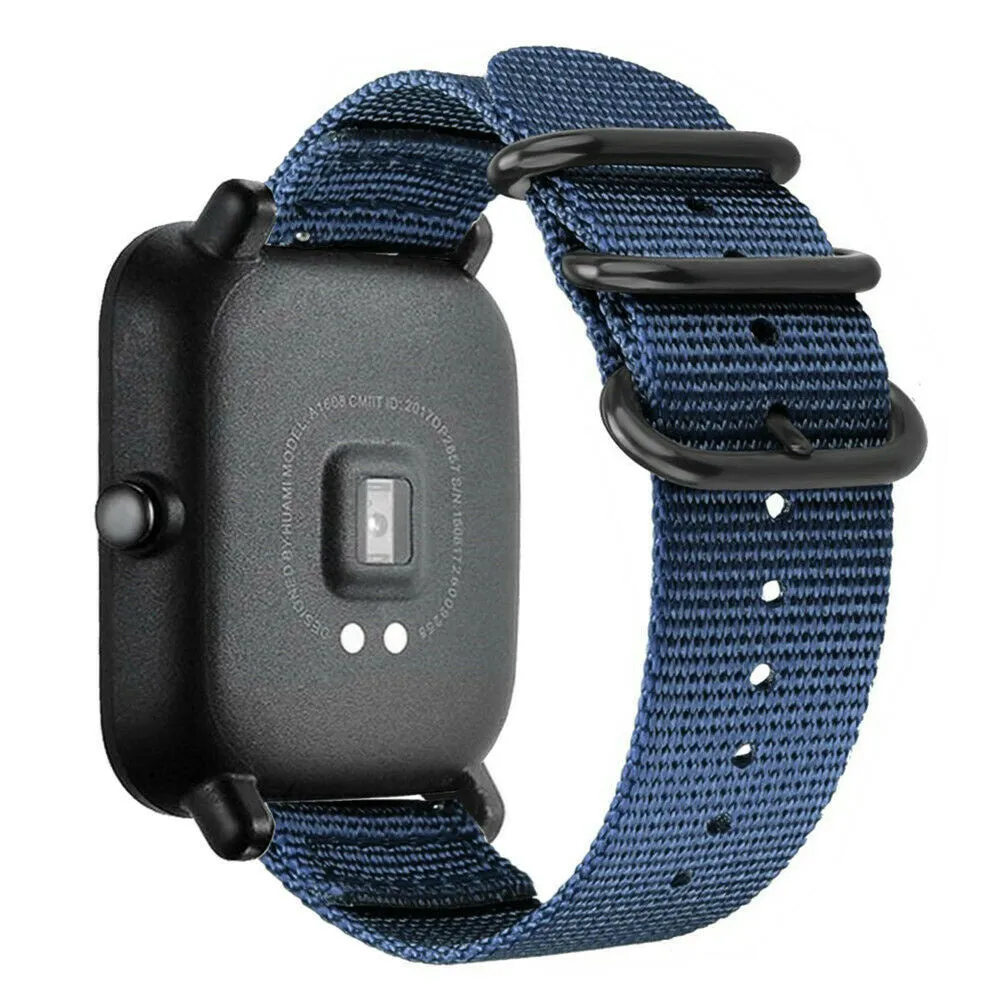 Limited Edition Amazfit GTS 2 Nylon Strap with Buckle (Blue)  Today Only!