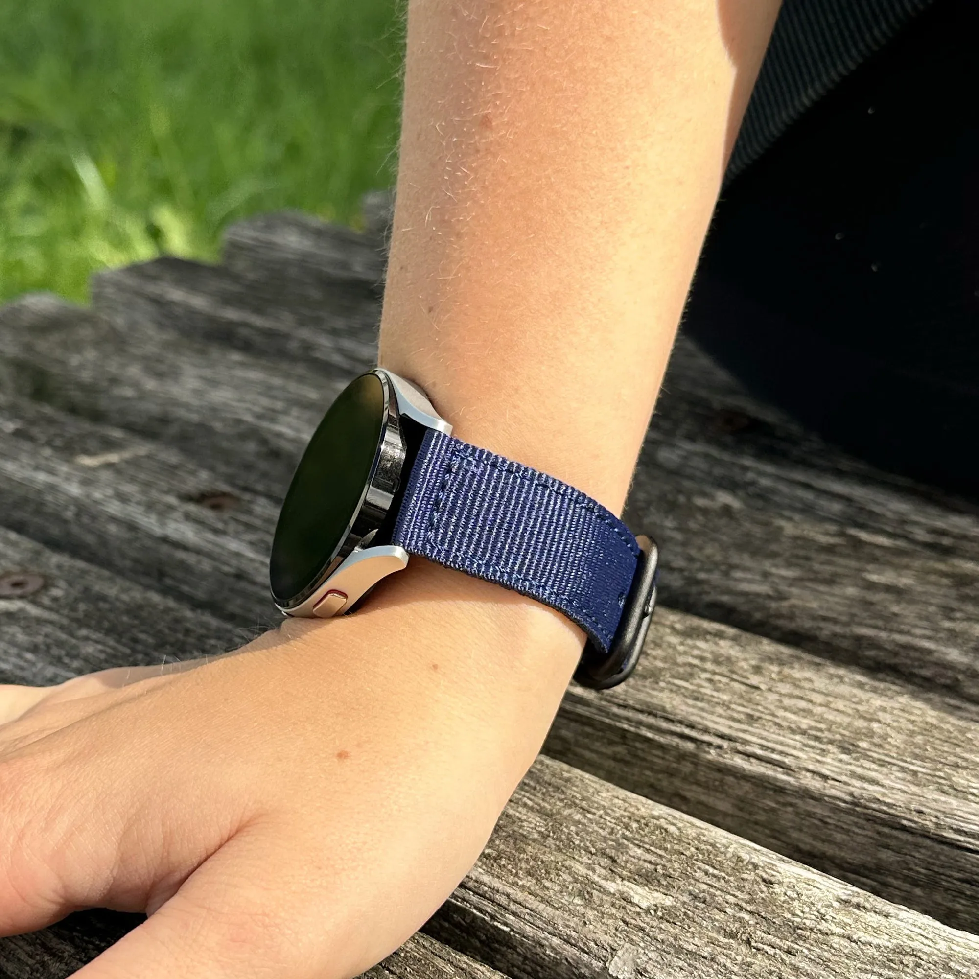 Limited Edition Amazfit GTS 2 Nylon Strap with Buckle (Blue)  Today Only!