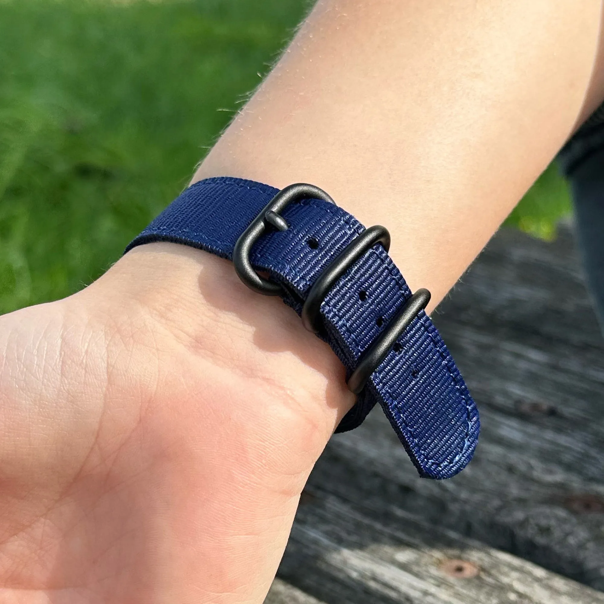 Limited Edition Amazfit GTS 2 Nylon Strap with Buckle (Blue)  Today Only!