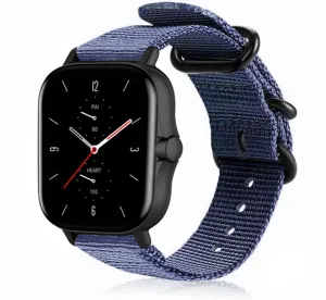 Limited Edition Amazfit GTS 2 Nylon Strap with Buckle (Blue)  Today Only!