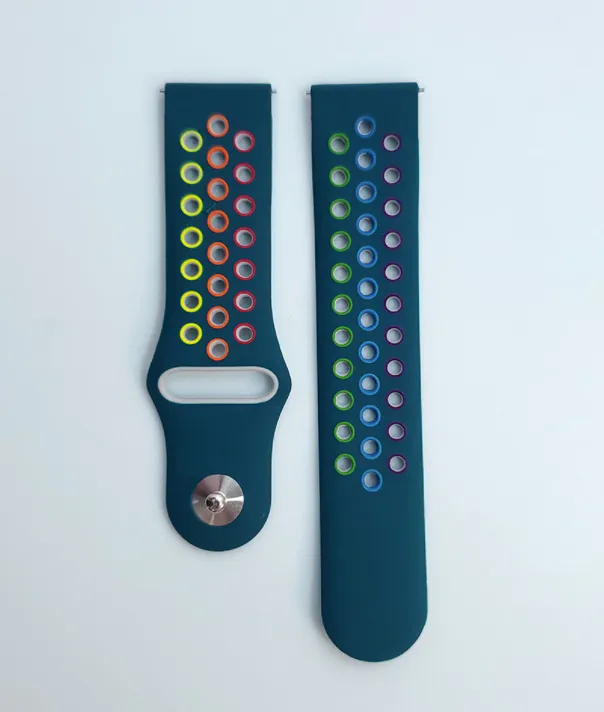 Limited Edition Amazfit GTS 2 sports Strap (pine green/Colourful)  Dont Miss Out!