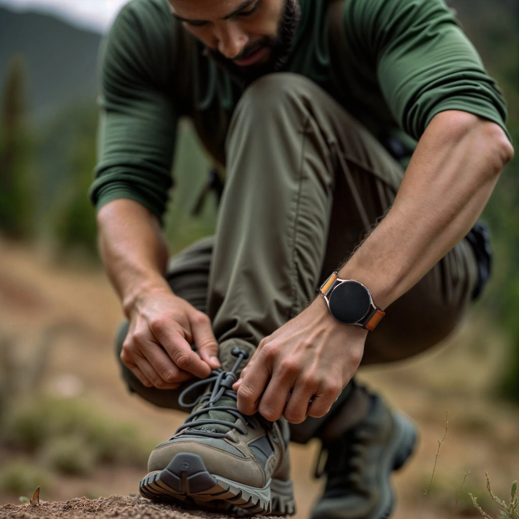 Limited Edition Amazfit GTS 4 (Mini) Outdoor Nylon Strap (Orange)  Today Only!