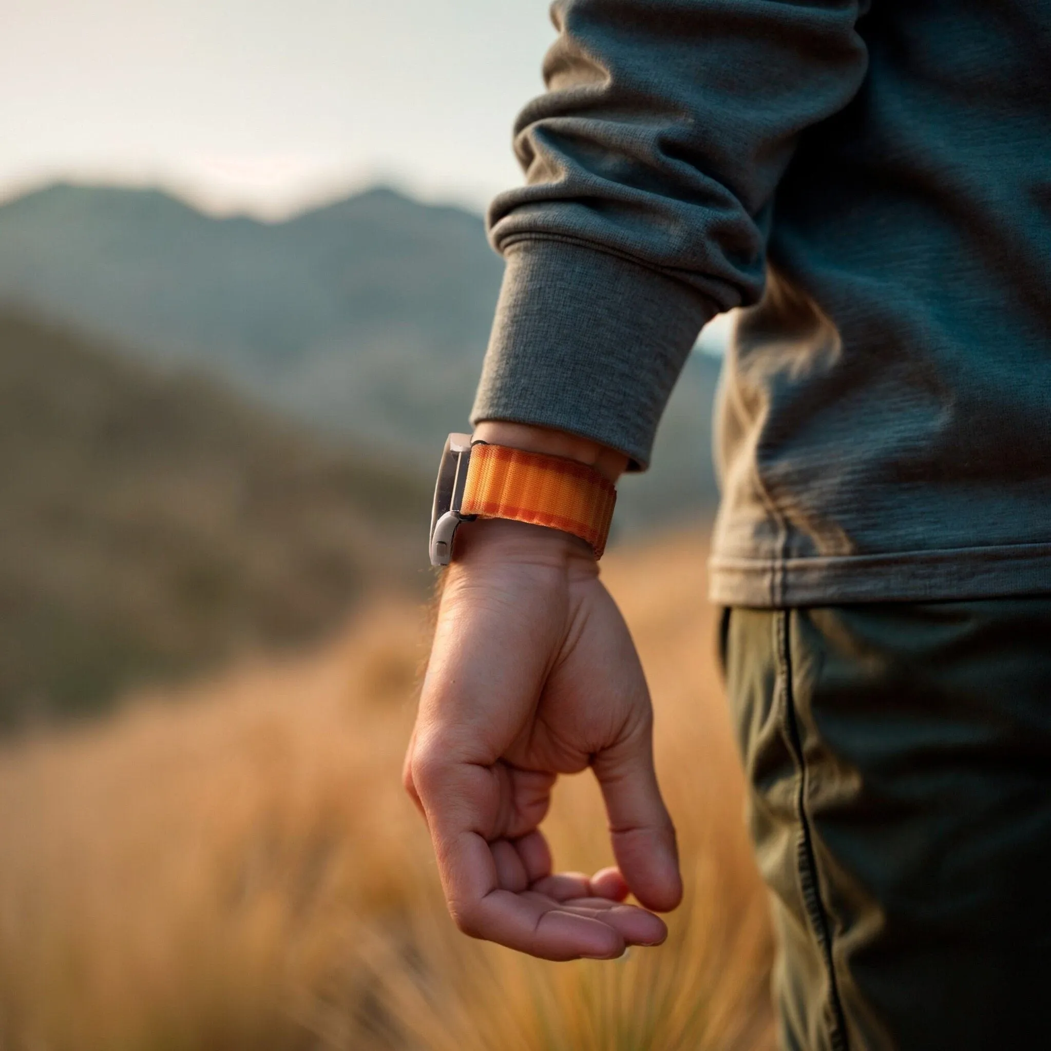 Limited Edition Amazfit GTS 4 (Mini) Outdoor Nylon Strap (Orange)  Today Only!