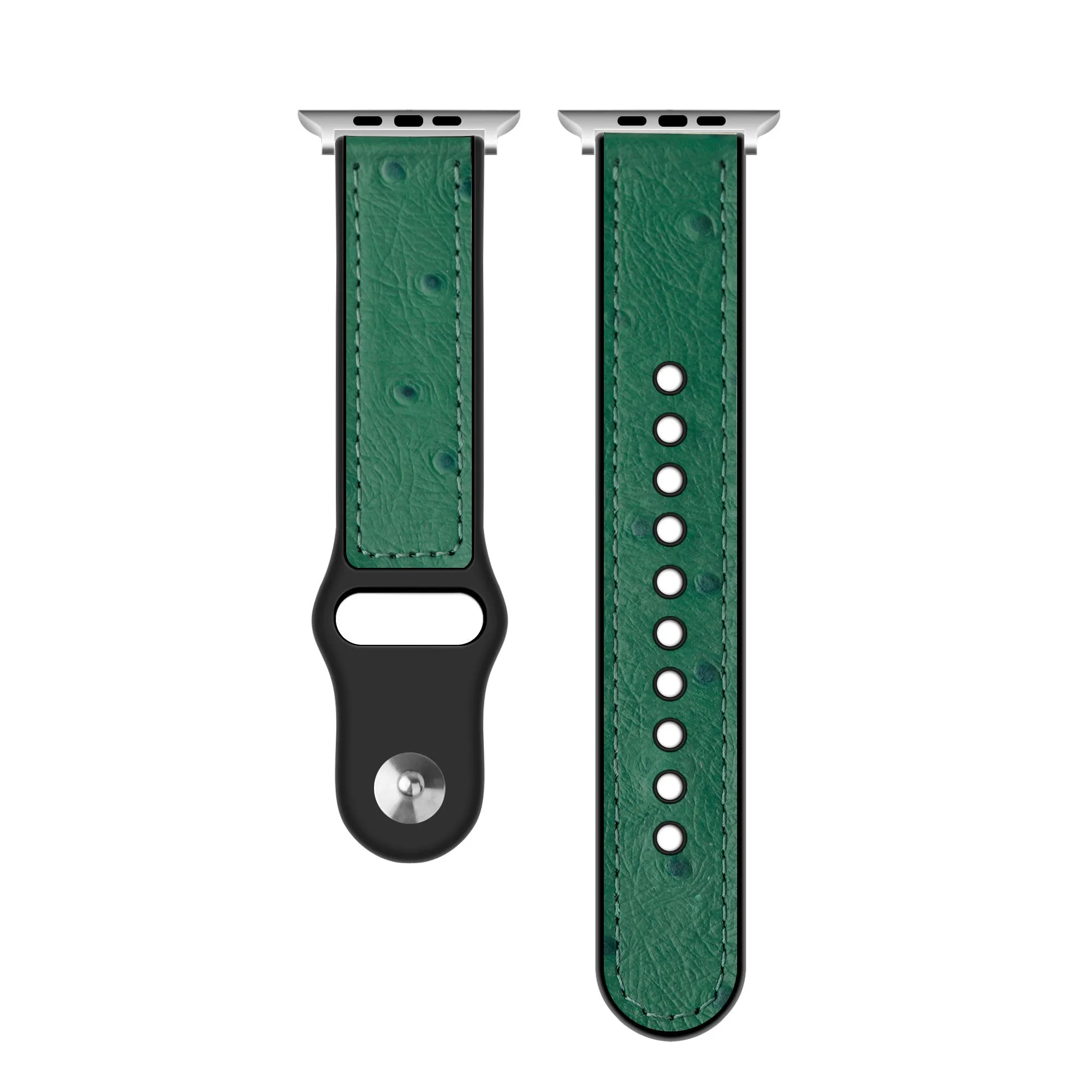 Limited Edition Apple Watch Hybrid Leather Strap (Green)  Stylish & Comfortable