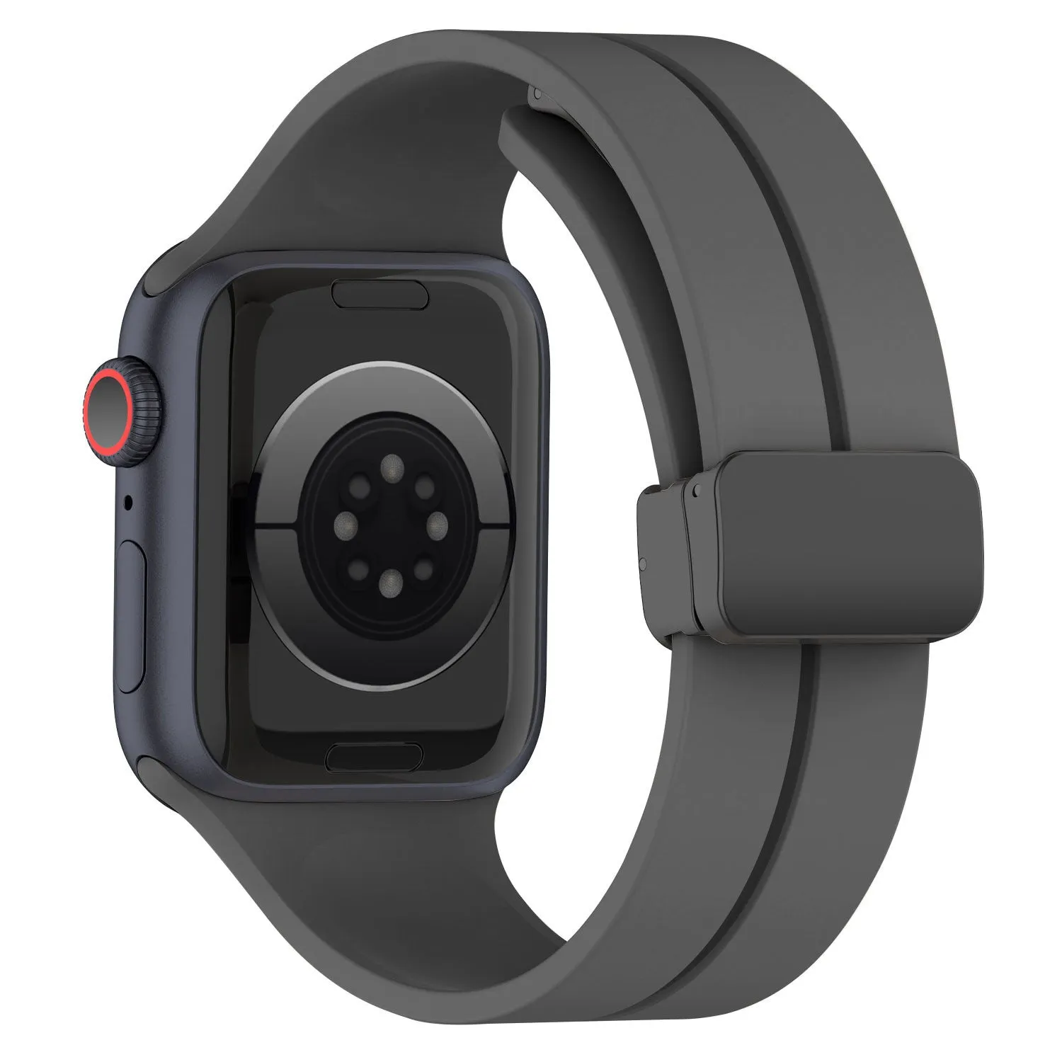 Limited Edition Apple Watch Magnetic D-Buckle Strap (Dark Grey)  Going Fast!
