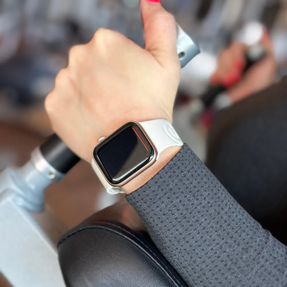 Limited Edition Apple Watch Silicone Chain Strap (White)  Limited Availability!