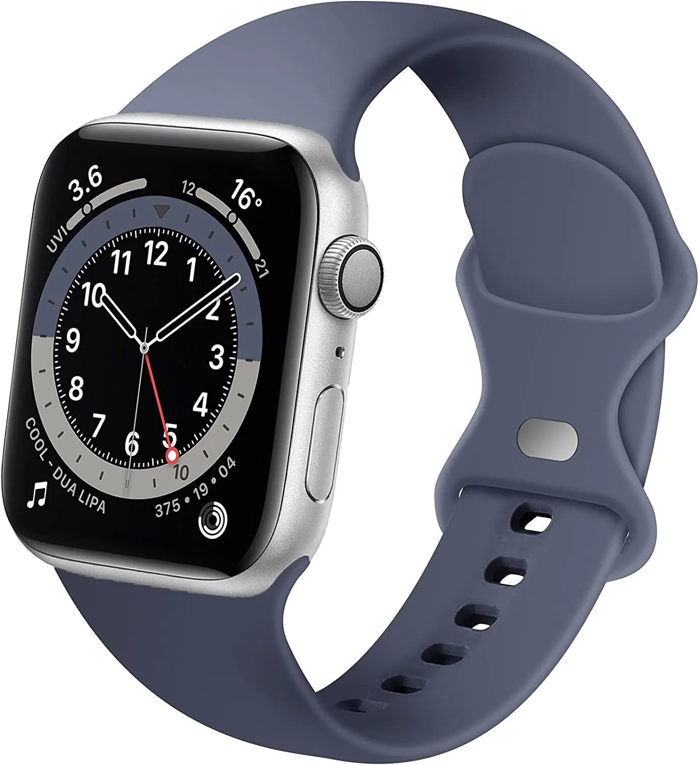 Limited Edition Apple Watch Silicone Strap Classic (Grey-Blue)  Almost Gone!