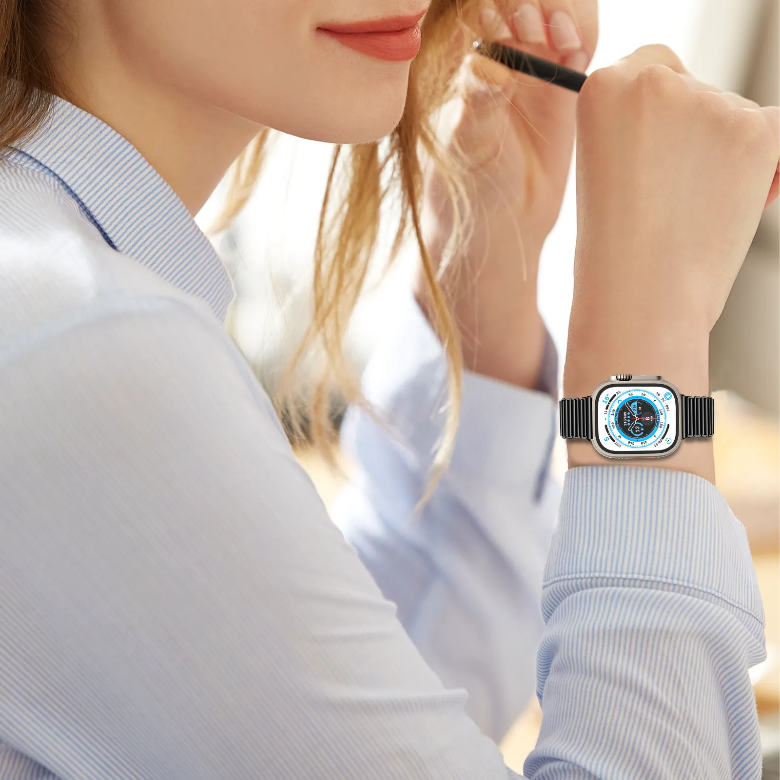 Limited Edition Apple Watch Steel Loop Strap (Black)  Almost Gone!