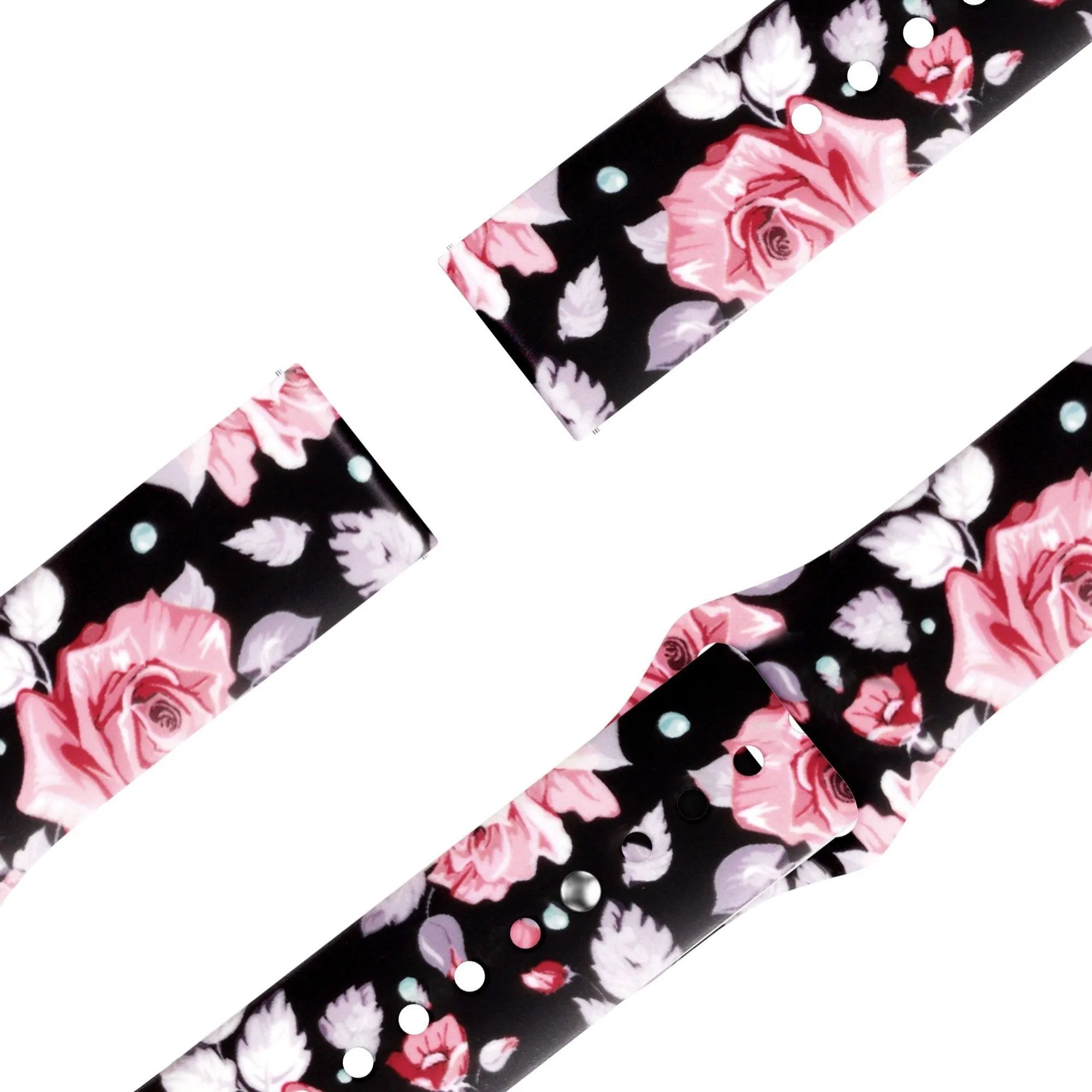 Limited Edition Bandz Amazfit GTS 4 (Mini) Silicone Strap 'Flowers'  Going Fast!