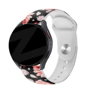 Limited Edition Bandz Amazfit GTS 4 (Mini) Silicone Strap 'Flowers'  Going Fast!