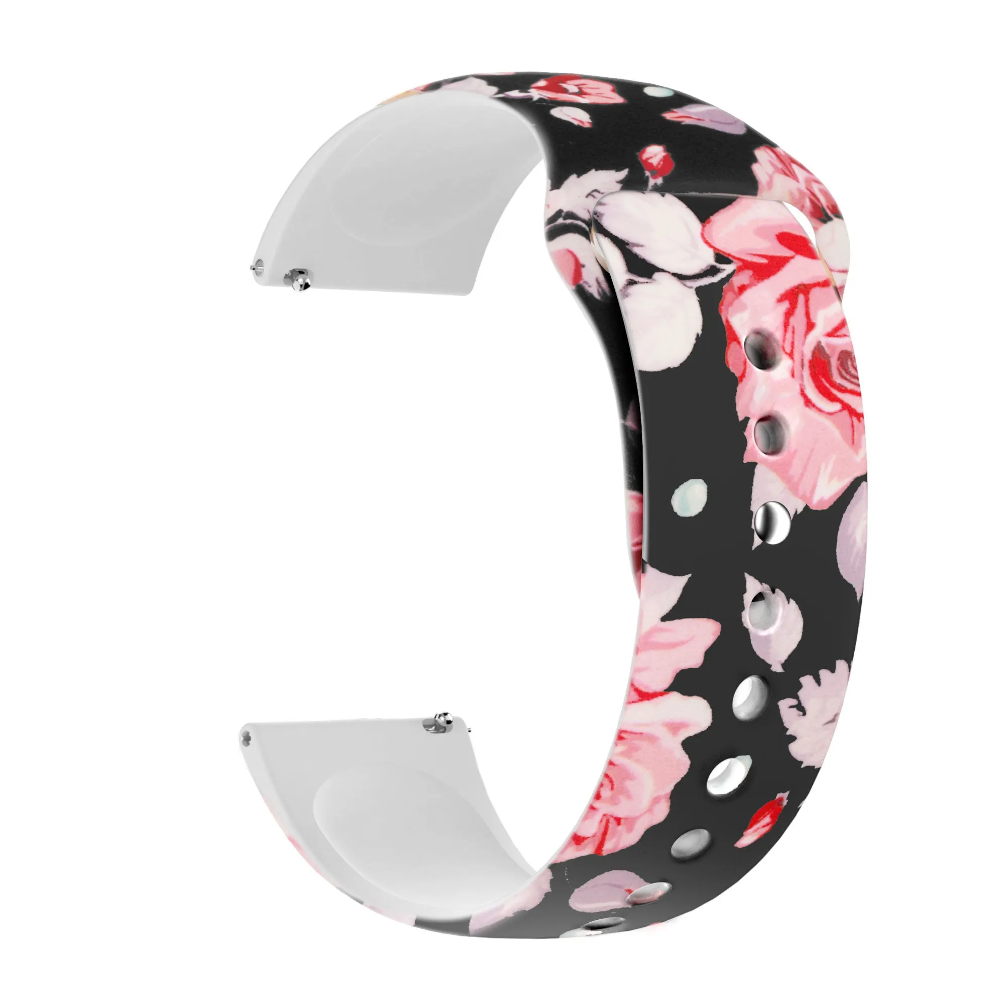 Limited Edition Bandz Amazfit GTS 4 (Mini) Silicone Strap 'Flowers'  Going Fast!