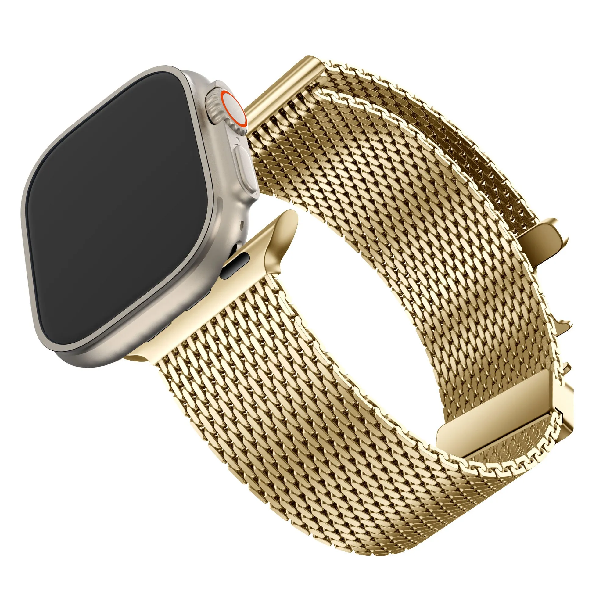 Limited Edition Bandz Apple Watch Milanese Loop Strap with P-Buckle (Gold)  Today Only!