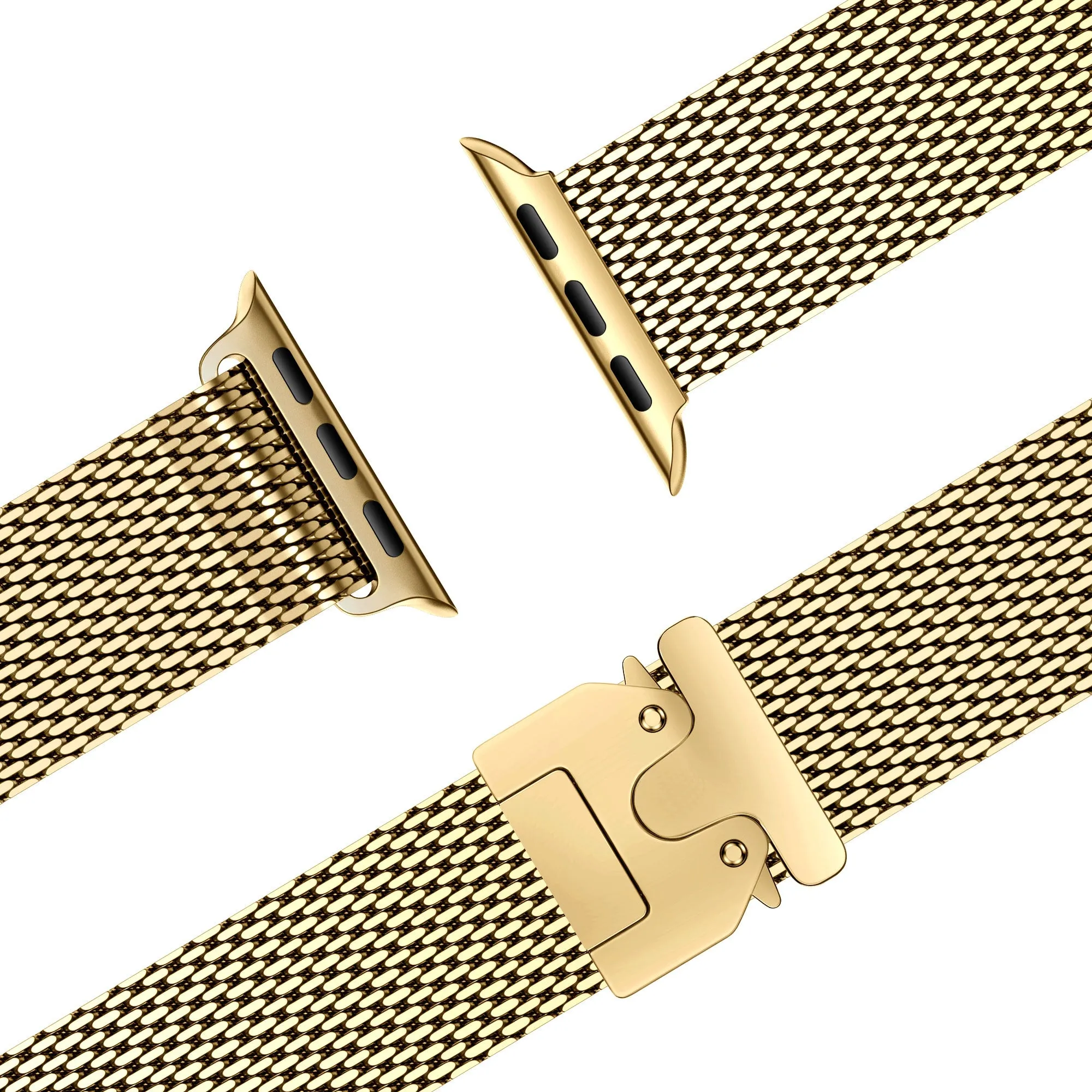 Limited Edition Bandz Apple Watch Milanese Loop Strap with P-Buckle (Gold)  Today Only!