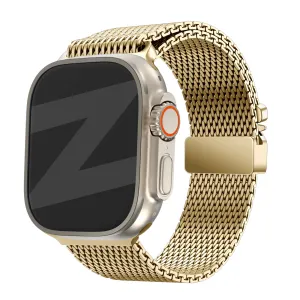 Limited Edition Bandz Apple Watch Milanese Loop Strap with P-Buckle (Gold)  Today Only!