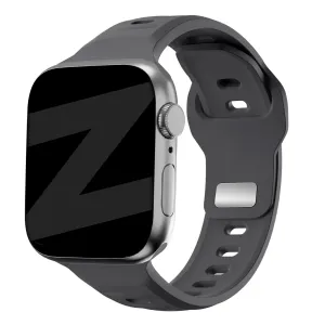Limited Edition Bandz Apple Watch Silicone Strap 'Outdoor' (Dark Gray)  Stylish & Comfortable