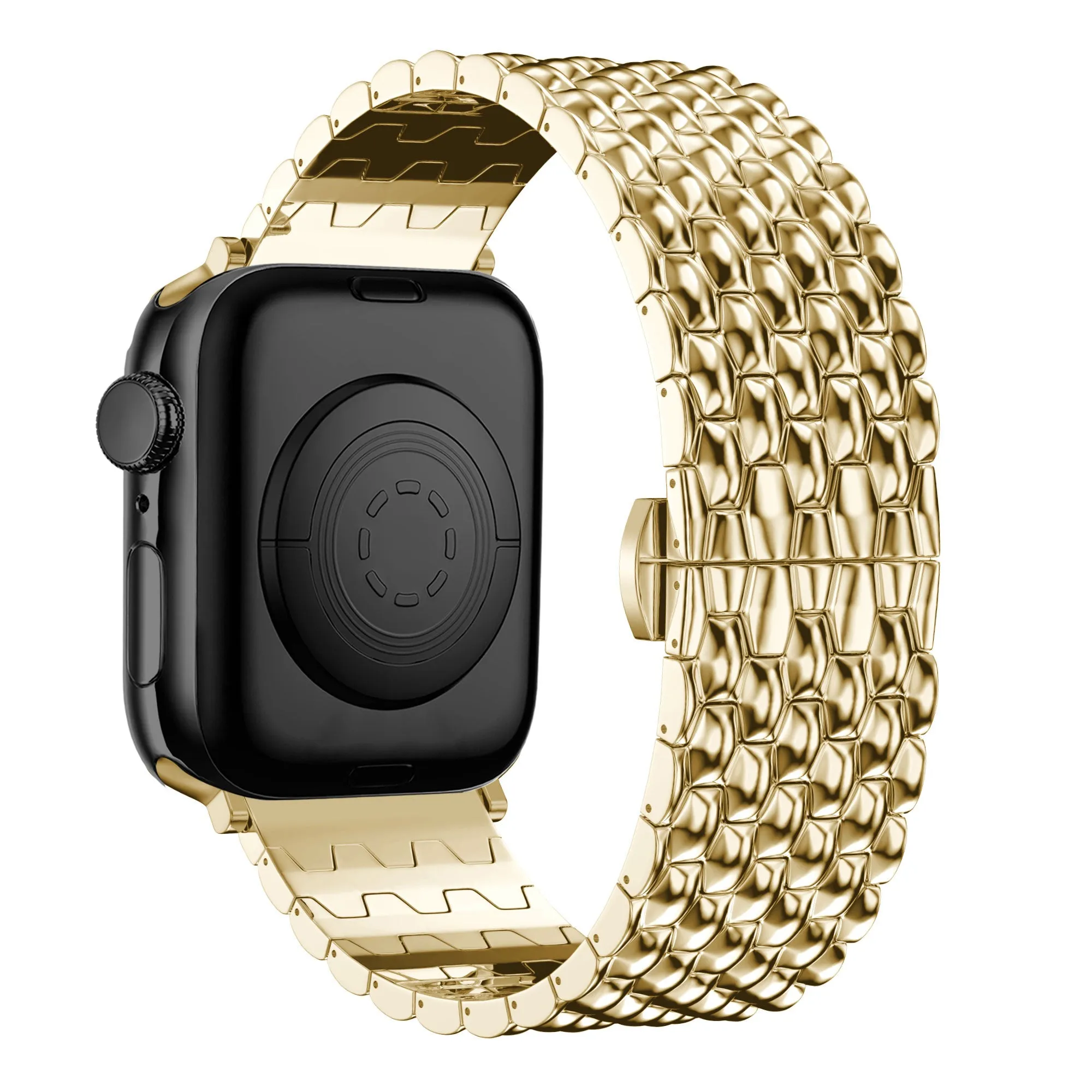 Limited Edition Bandz Apple Watch Steel Strap 'Dragon' (Gold)  Limited Stock!