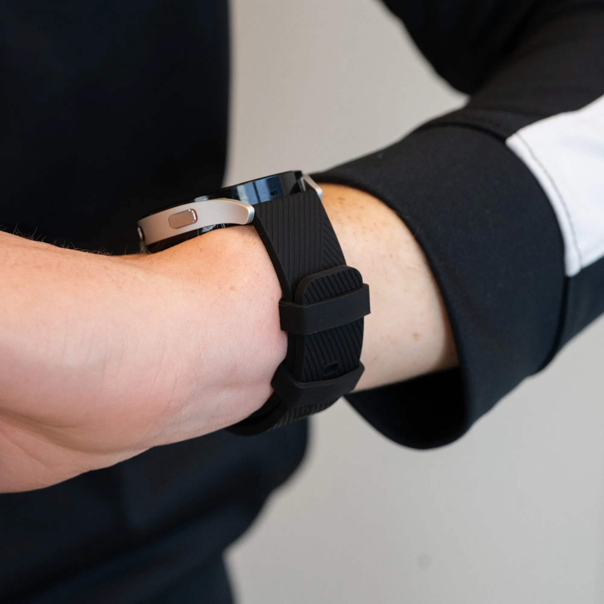 Limited Edition Bandz Huawei Watch 4 (Pro) Silicone Strap 'Deluxe' (Black)  Stylish & Comfortable