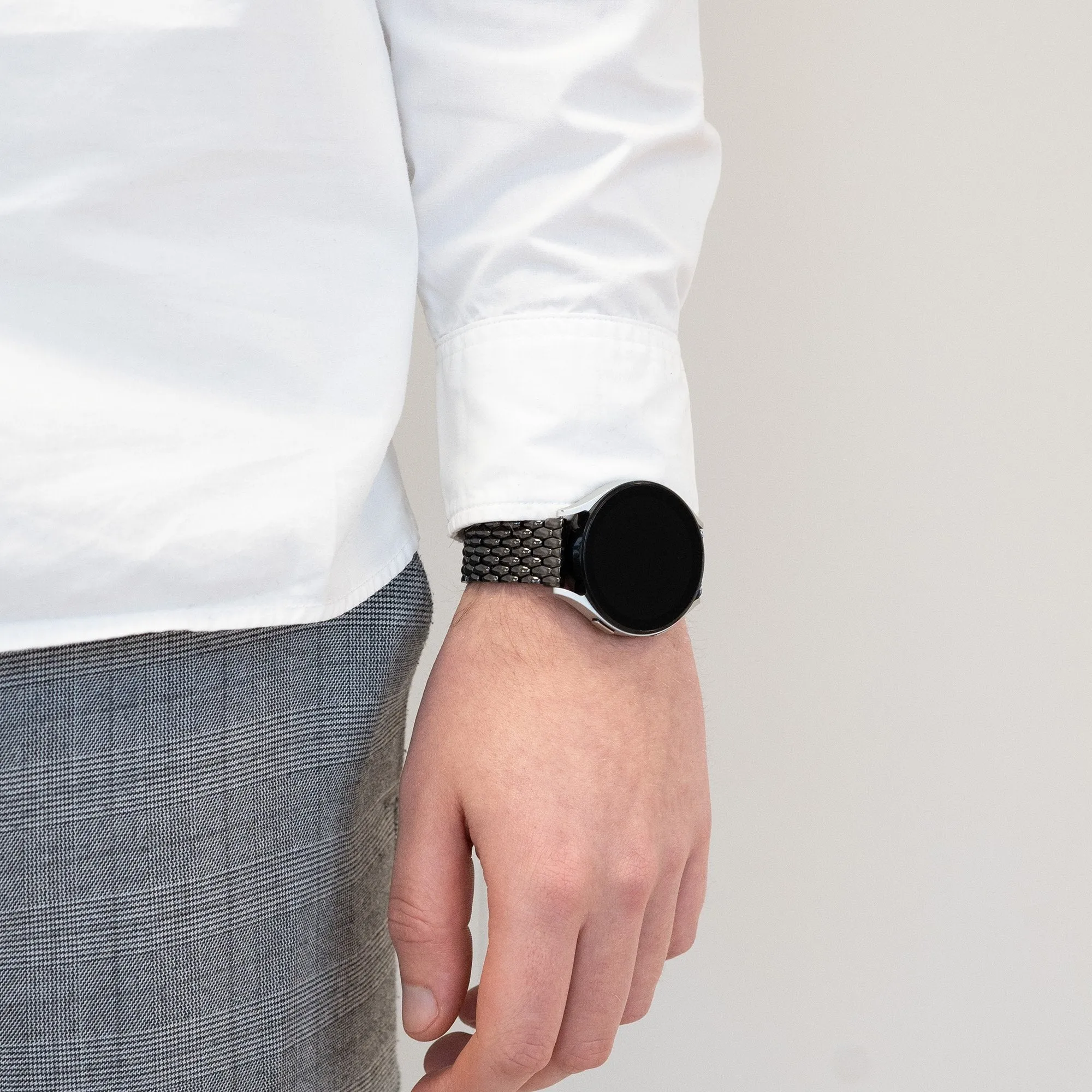 Limited Edition Bandz Huawei Watch Ultimate Steel Strap 'Dragon' (Black)  Limited Stock!