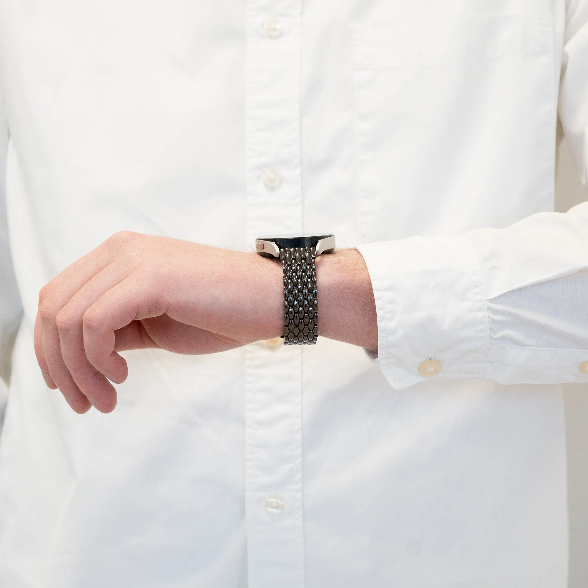 Limited Edition Bandz Huawei Watch Ultimate Steel Strap 'Dragon' (Black)  Limited Stock!